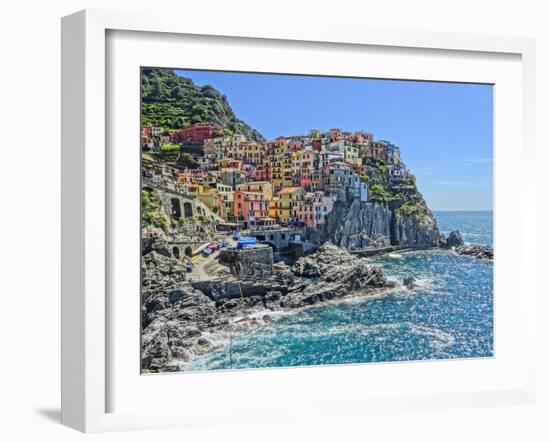 Magnific Manarola in Cinque Terre-Markus Bleichner-Framed Art Print