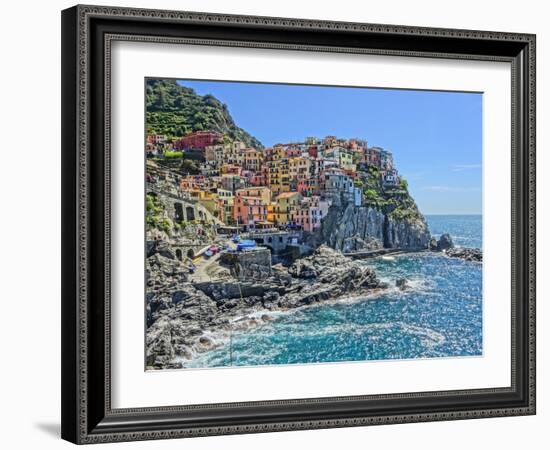 Magnific Manarola in Cinque Terre-Markus Bleichner-Framed Art Print