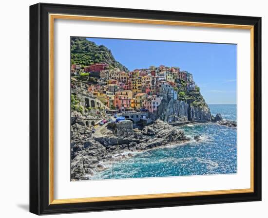 Magnific Manarola in Cinque Terre-Markus Bleichner-Framed Art Print