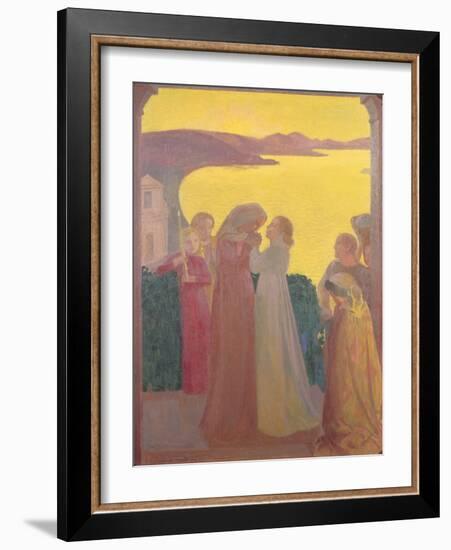 Magnificat, 1909-Maurice Denis-Framed Giclee Print