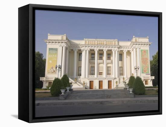 Magnificent Opera, Dushanbe, Tajikistan, Central Asia-Michael Runkel-Framed Premier Image Canvas