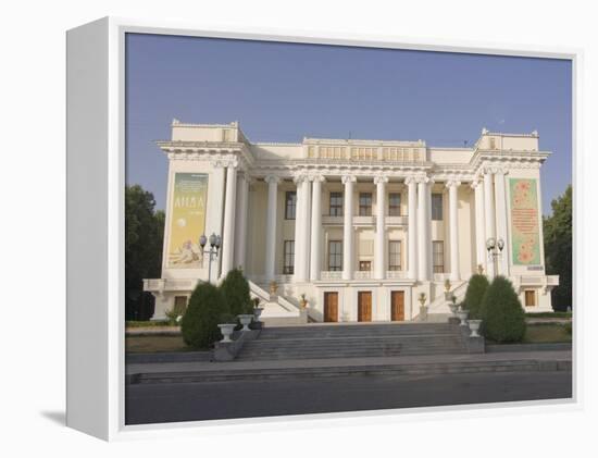 Magnificent Opera, Dushanbe, Tajikistan, Central Asia-Michael Runkel-Framed Premier Image Canvas