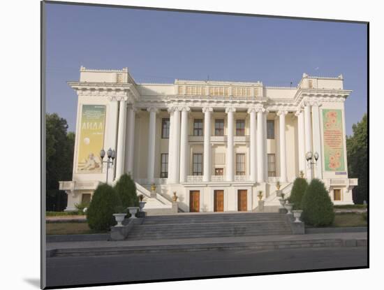 Magnificent Opera, Dushanbe, Tajikistan, Central Asia-Michael Runkel-Mounted Photographic Print