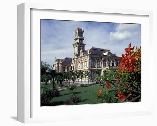 Magnificent Seven Mansions, Port of Spain, Trinidad, Caribbean-Greg Johnston-Framed Photographic Print