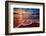 Magnificently Colorful Ocean Sunrise with Distant Reflections-West Coast Scapes-Framed Photographic Print