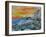 Magnificient Mykonos Sunset Little Venice Greece-Markus Bleichner-Framed Art Print