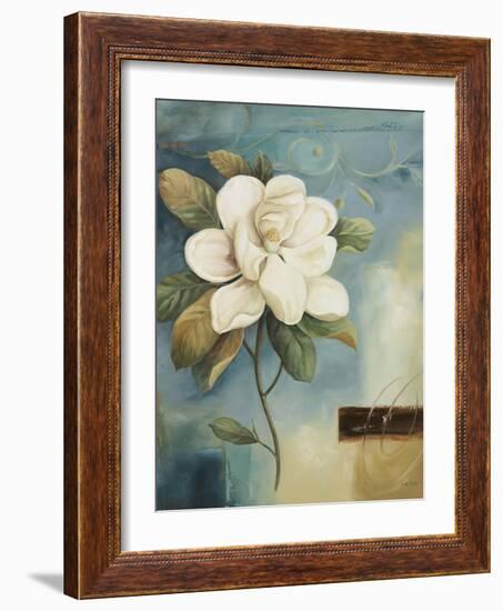 Magnolia Abstract I-Lisa Audit-Framed Giclee Print