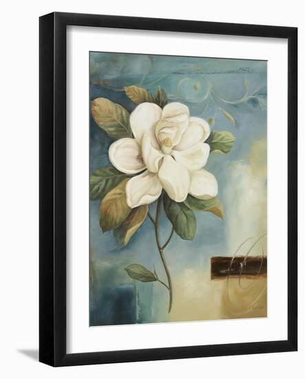 Magnolia Abstract I-Lisa Audit-Framed Giclee Print