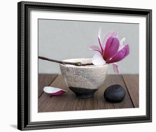 Magnolia and Bowl-Amelie Vuillon-Framed Art Print