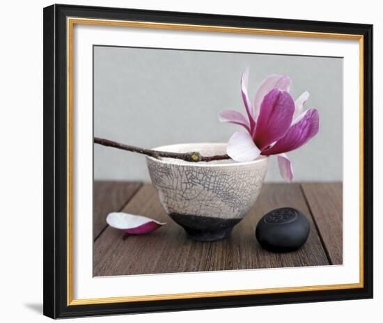 Magnolia and Bowl-Amelie Vuillon-Framed Art Print