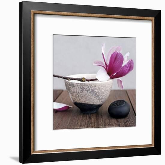 Magnolia and Bowl-Amelie Vuillon-Framed Art Print