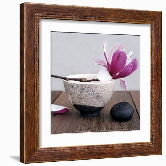 Magnolia and Bowl-Amelie Vuillon-Framed Art Print