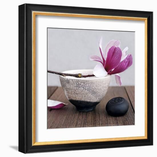 Magnolia and Bowl-Amelie Vuillon-Framed Art Print