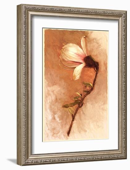 Magnolia and Cream I-Richard Sutton-Framed Art Print