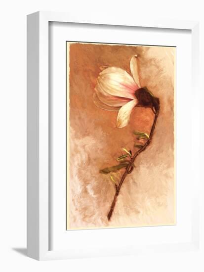 Magnolia and Cream I-Richard Sutton-Framed Art Print