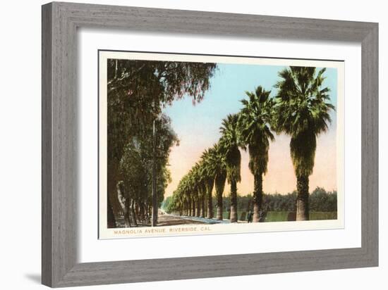 Magnolia Avenue, Riverside, California-null-Framed Art Print