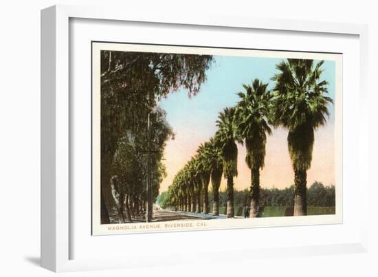 Magnolia Avenue, Riverside, California-null-Framed Art Print