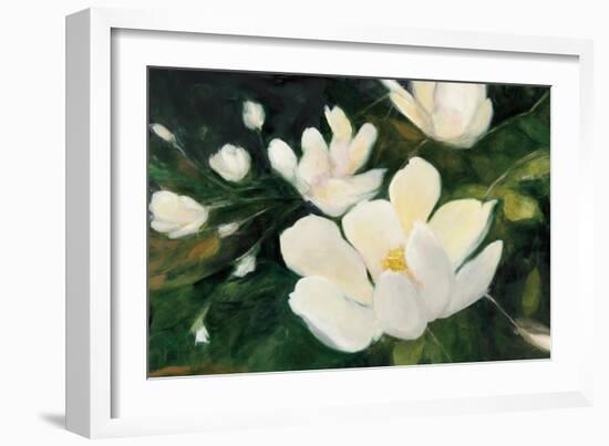 Magnolia Blooms Crop No Petal-Julia Purinton-Framed Art Print