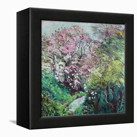 Magnolia Blossom-Sylvia Paul-Framed Premier Image Canvas