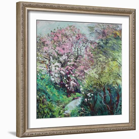 Magnolia Blossom-Sylvia Paul-Framed Giclee Print