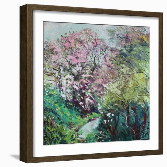 Magnolia Blossom-Sylvia Paul-Framed Giclee Print