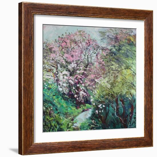 Magnolia Blossom-Sylvia Paul-Framed Giclee Print