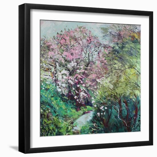 Magnolia Blossom-Sylvia Paul-Framed Giclee Print