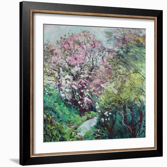 Magnolia Blossom-Sylvia Paul-Framed Giclee Print