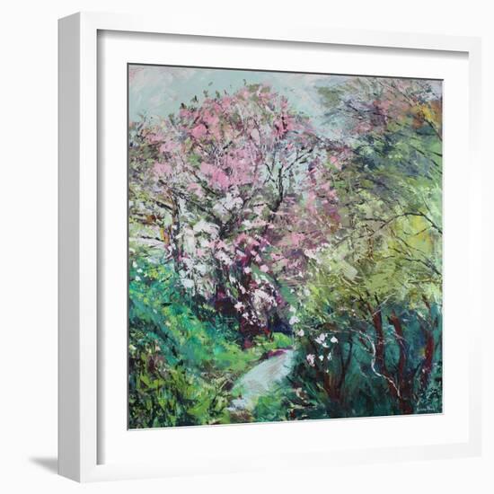 Magnolia Blossom-Sylvia Paul-Framed Giclee Print
