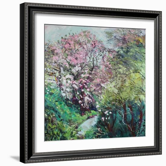 Magnolia Blossom-Sylvia Paul-Framed Giclee Print