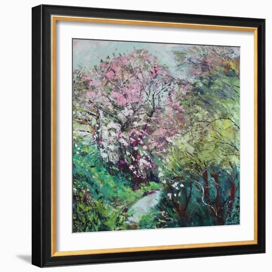 Magnolia Blossom-Sylvia Paul-Framed Giclee Print