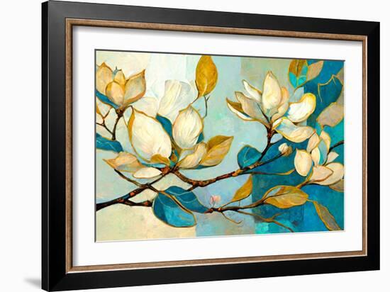 Magnolia Branch I-Avril Anouilh-Framed Art Print