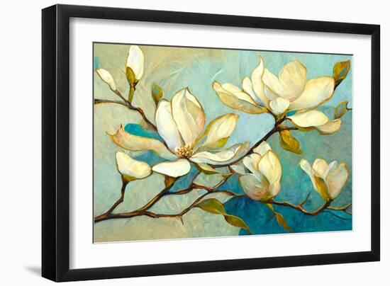 Magnolia Branch II-Avril Anouilh-Framed Art Print