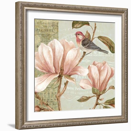 Magnolia Collage I-Pamela Gladding-Framed Art Print