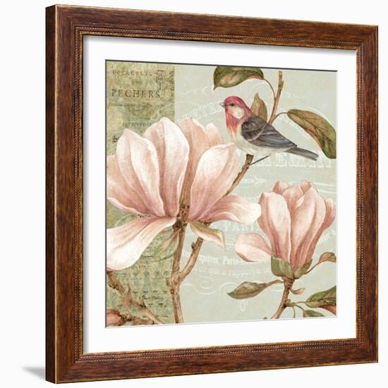 Magnolia Collage I-Pamela Gladding-Framed Art Print