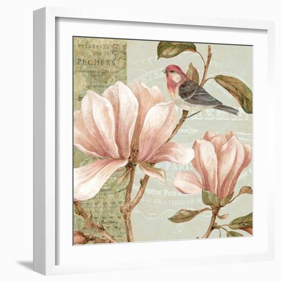 Magnolia Collage I-Pamela Gladding-Framed Art Print