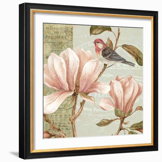 Magnolia Collage I-Pamela Gladding-Framed Art Print