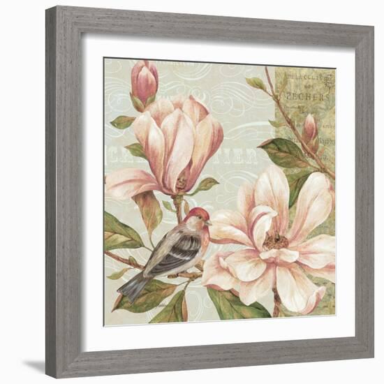 Magnolia Collage II-Pamela Gladding-Framed Art Print