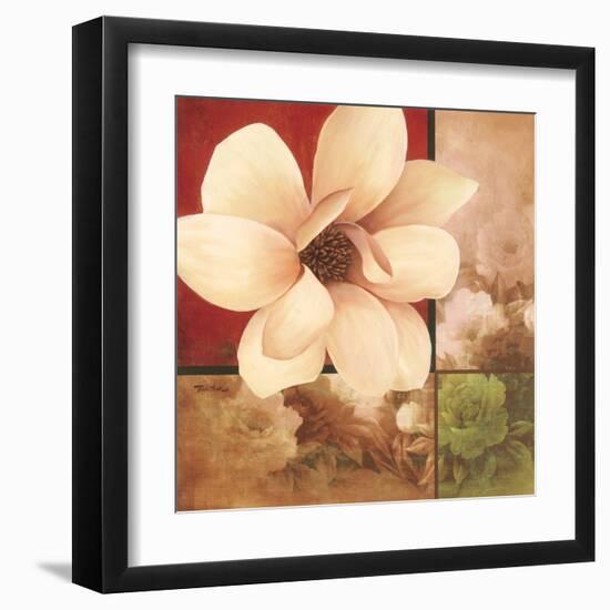 Magnolia Collage-TC Chiu-Framed Art Print