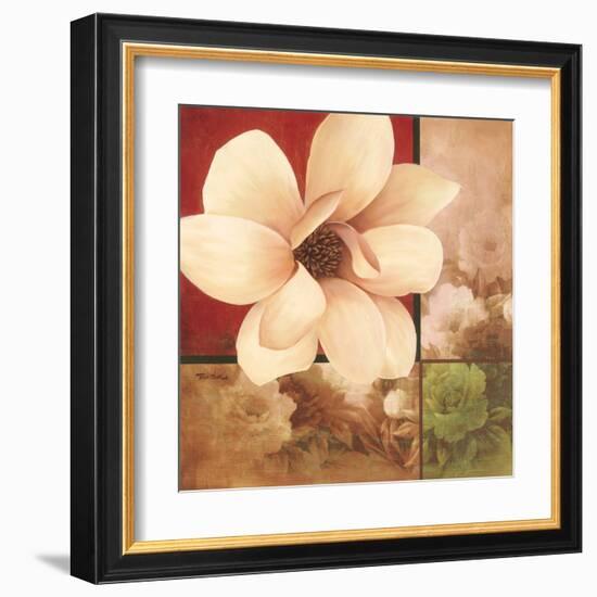 Magnolia Collage-TC Chiu-Framed Art Print
