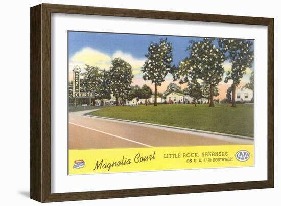 Magnolia Court, Little Rock, Arkansas-null-Framed Art Print