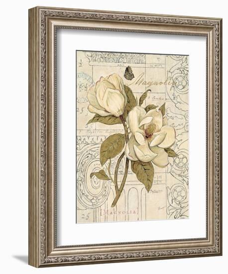 Magnolia Etching-Chad Barrett-Framed Art Print