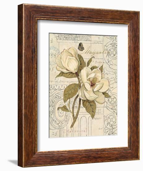 Magnolia Etching-Chad Barrett-Framed Art Print