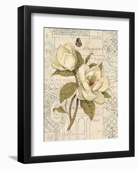 Magnolia Etching-Chad Barrett-Framed Art Print