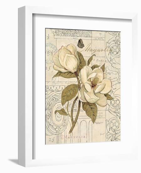 Magnolia Etching-Chad Barrett-Framed Art Print