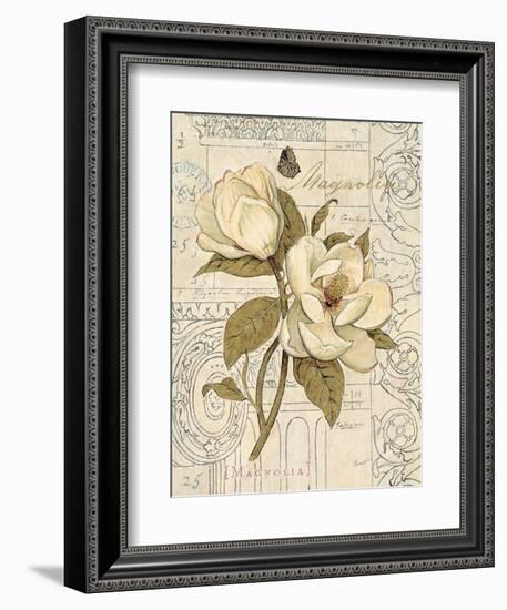 Magnolia Etching-Chad Barrett-Framed Art Print