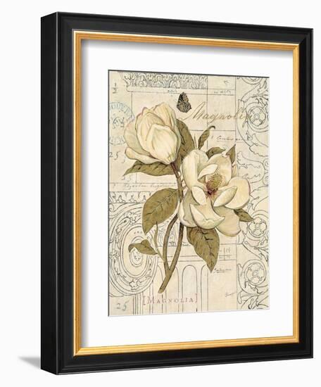 Magnolia Etching-Chad Barrett-Framed Art Print