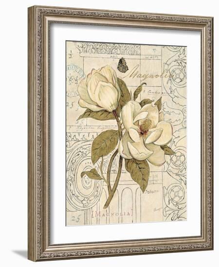 Magnolia Etching-Chad Barrett-Framed Art Print