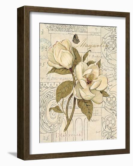 Magnolia Etching-Chad Barrett-Framed Art Print