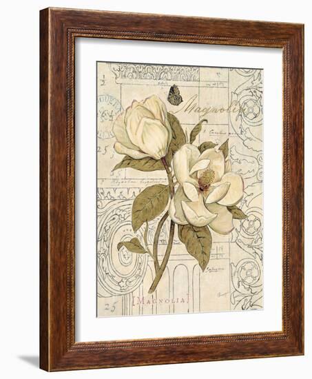 Magnolia Etching-Chad Barrett-Framed Art Print